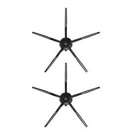 BiOHY Side Brush Compatible with Roborock S7 Series in Black (Set of 2) | Mop Robot Accessories | Brush for Tiles, Parquet & PVC | S7, S7+, S7 MaxV, S7 MaxV Plus, S7 MaxV Ultra | Replacement Parts