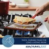 Rachael Ray Cook + Create Nonstick Stovetop Griddle/Grill Pan, Square,