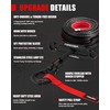 FIERYRED Synthetic Winch Rope 3/8 Inch100FT 23809Ibs Winch Line Cable