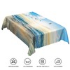 TTQYFNM 60x84inches Tropical Ocean Beach Tablecloth Blue Sky White Cloud