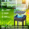 KOOPER Taller Solar Pathway Lights Outdoor, 8 Pack Upgraded Brighter