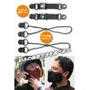 Motorcycle Rider Face Mask Jet Helmet Face Guard 6 Holes