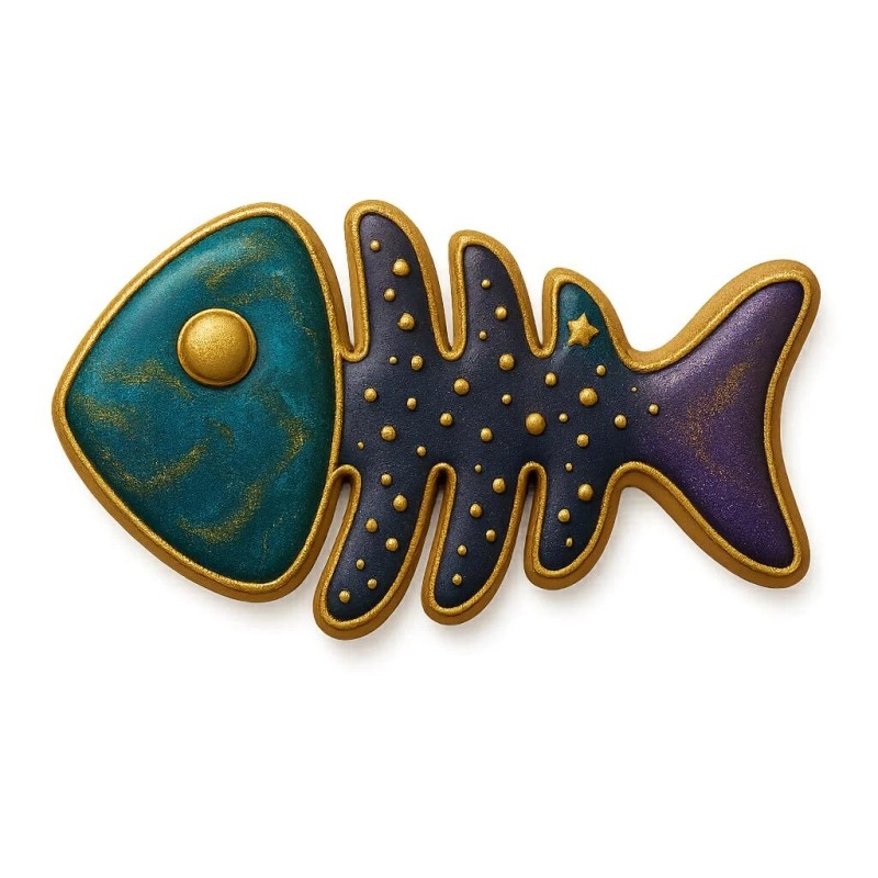 Mighty Gadget Fish Bone Cookie Cutter - 4x1.9 Inches, Fun