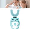 Kids Toothbrush U Shaped Silicone Soft Bristle Cute Cartoon Pattern