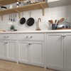 Rergy 10 Pack Black Cabinet Handles White Marble Cabinet Pulls