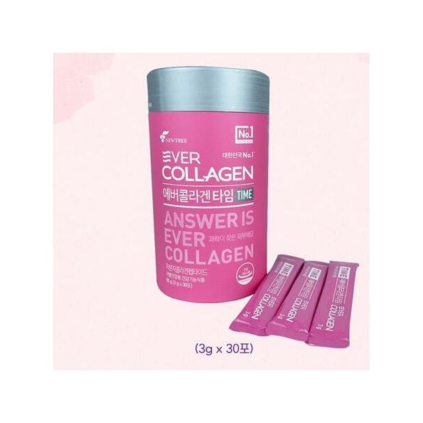 Nutri Collagen Time 90g 3gx30 sachets fish collagen / 뉴트리