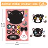 24 Pcs Cartoon Stickers Set DIY for Kids (Horse Style)