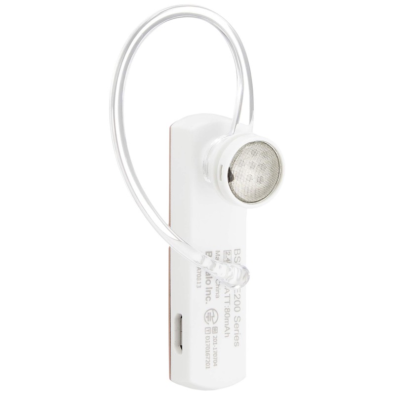 BUFFALO Bluetooth 4.1 Compatible Single Ear Headset Pink BSHSBE205PK