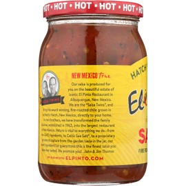El Pinto Hot Salsa, 16 Ounce (Pack of 6)