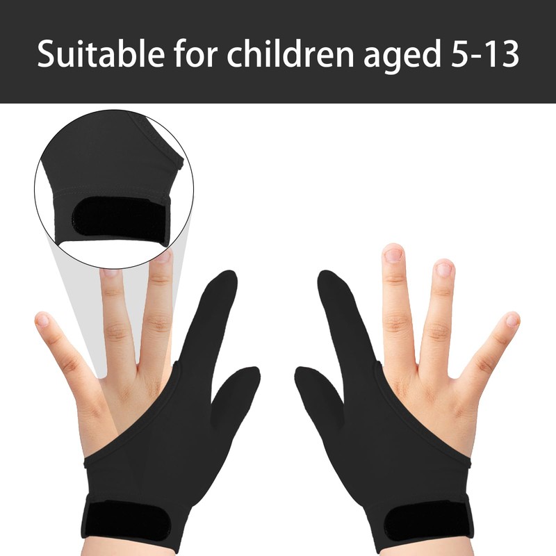 Kuskins 4 Pcs Thumb Sucking Guard Gloves for Kids Ages