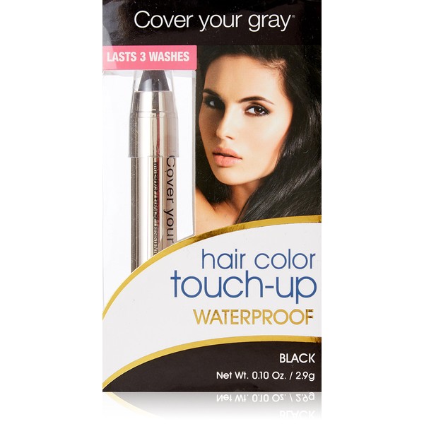 Cover Your Gray Waterproof Chubby Pencil, Black, 0.1 Ounce