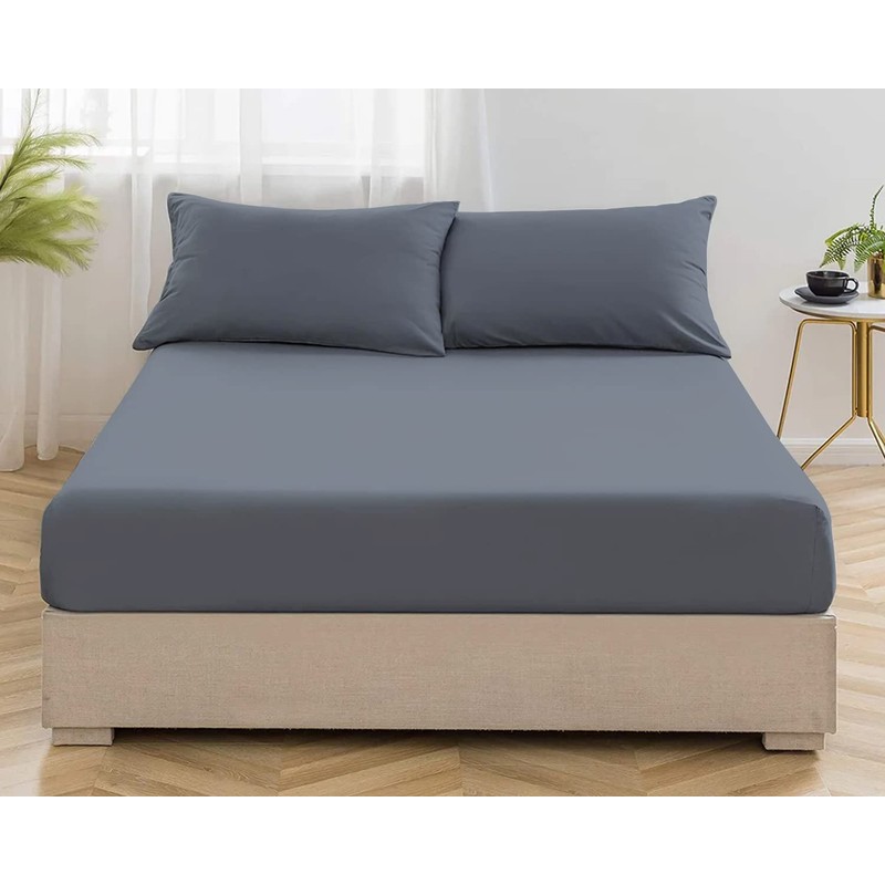 MistyMorning Fitted Sheet, Soft & Premium quality Bedding & Linen,