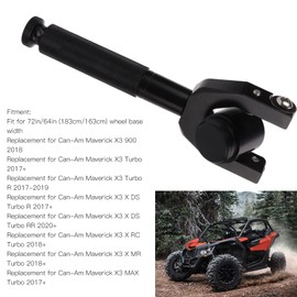 Akozon Belt Change Tool, Clutch Removal Kit, Clutch Belt Change Tool Set, Non-Slip Aluminium Alloy, Black Replacement for Can Am Maverick X3 900 2018