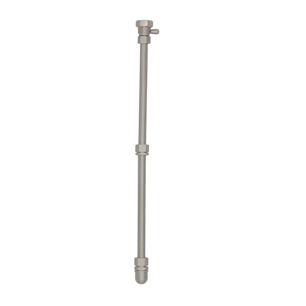All Metal RV Black Tank Cleaner Wand with Shut-Off Valve,
