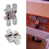 Zinc Alloy Hidden Hinge Invisible Folding Door Concealed Cross Hidden