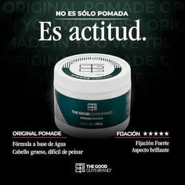 THE GOOD GUYS BRAND Cera para Cabello Hombre | Strong Pomade a Base de Agua | Pomada para Cabello Hombre Fijación Expert sin Residuos | Ideal para Cab