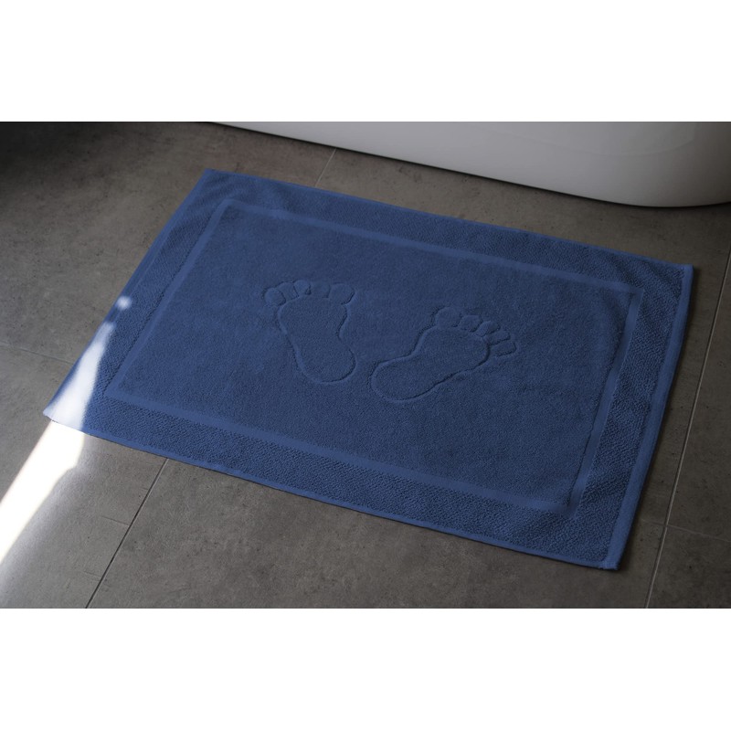 BANANALU Set of 2 Bath Mats Quality 100% Cotton Dark