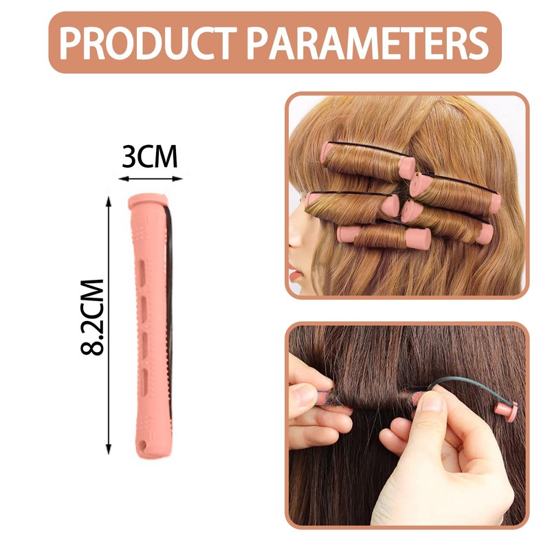 Pack of 30 Medium Perm Rollers, 0.71 Inch Perm Set