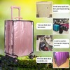 ALUXY Clear PVC Suitcase Cover Protectors, 24/28 Inch Suitcase Covers
