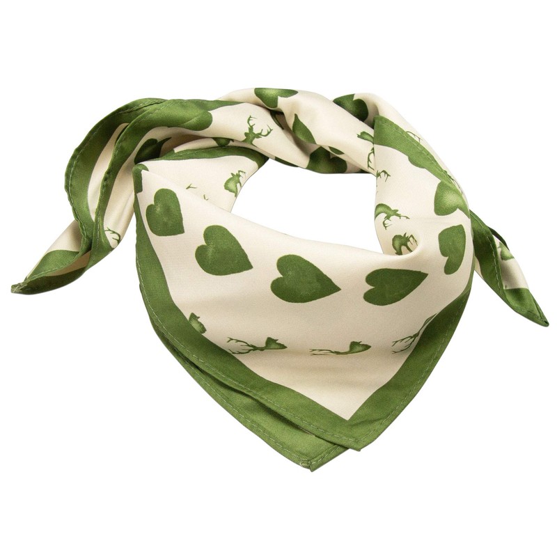 Alpenflüstern ATX043 Costume Neckerchief Deer Spinning Top in Traditional Colours,