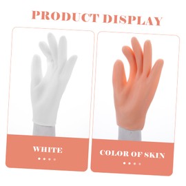Baluue 2 Pairs Beauty Gloves Sunscreen Moisturizing Lotion Gloves Portable Hand Care Skin-friendly for Dry Cracked Hands