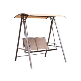 Garden Winds Durable Replacement Canopy Top Cover Compatible with The 43537 Gardenline Belavi Swing - Classic Sand, 350