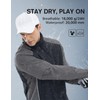 fit space Waterproof Golf Rain Jacket for Men 20K Performance