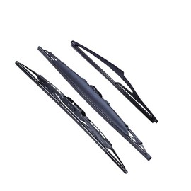 Clio Hatchback MK 2 Phase 2 (2001 to 2009) Wiper Blade Set X3 Front Rear - M.O.T. Test Compliant