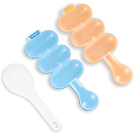 Rice Ball Mold, 2 PCS Mold Scoop Non-Stick DIY Shaper Rice Roll Shaker Ball Maker for Kids, Kitchen Cooking Tool