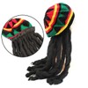 Techson Rasta Hat, Reggae Knit Slouchy Cap Beanie Hippie Tam