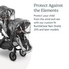 UPPAbaby RumbleSeat Rain Shield / Compatible with RumbleSeat models 2015-2019,