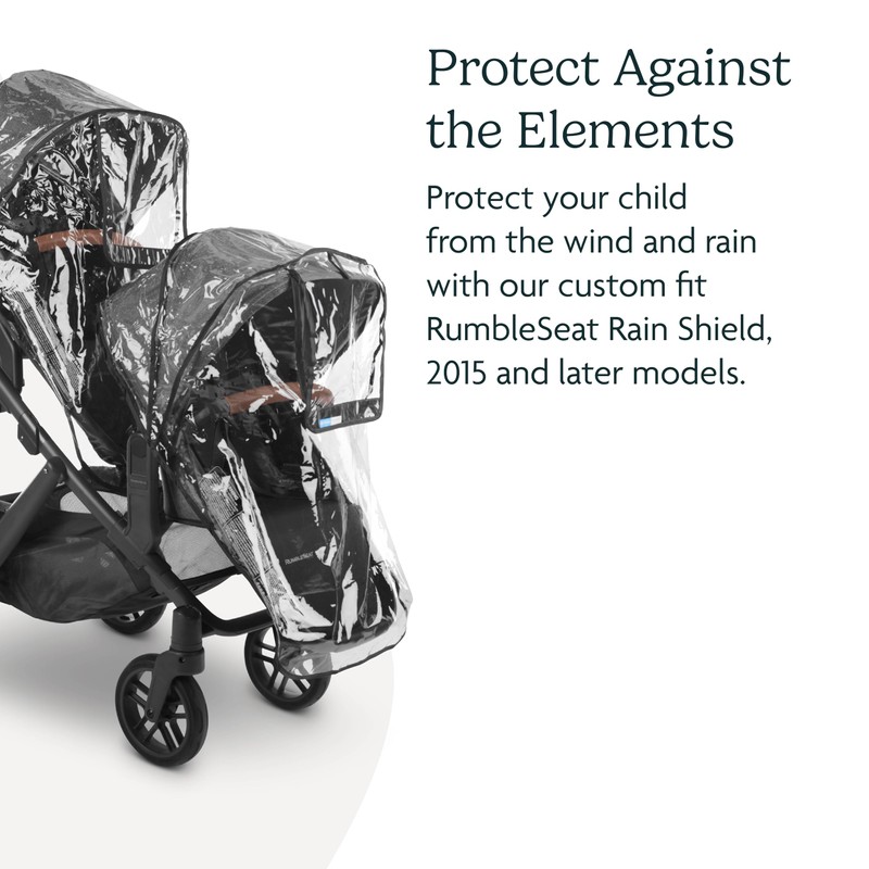 UPPAbaby RumbleSeat Rain Shield / Compatible with RumbleSeat models 2015-2019,