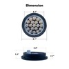 XtraGlow 4 inch Round Dual Revolution LED Tail Lights Red