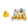 Simba 104013533 - ABC Badeente, 8cm, gelb, Badespaß, Badewannenspielzeug, Wasserente,