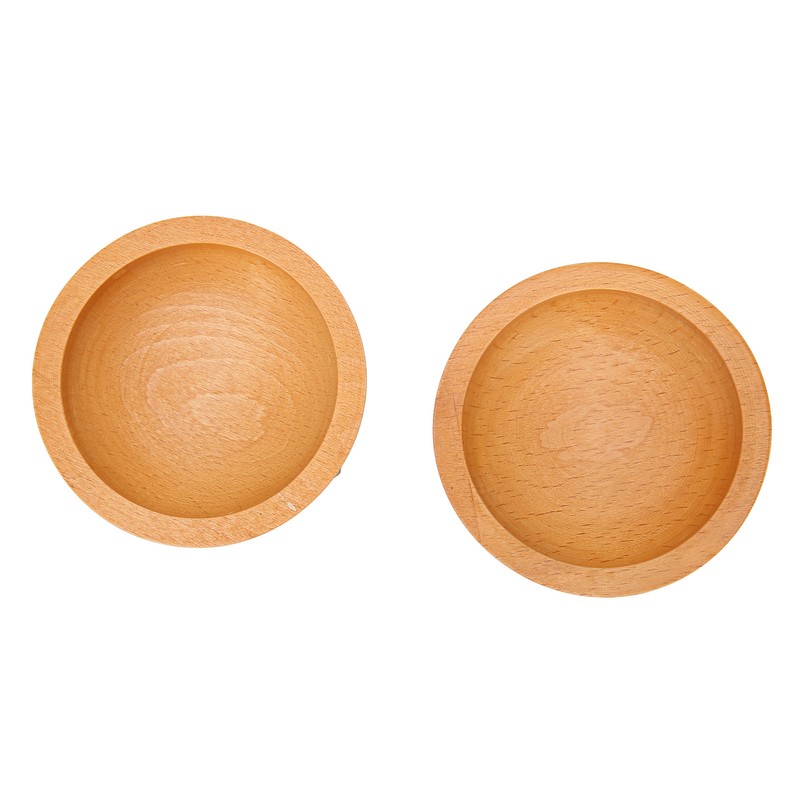 Hamburger Coaster Set Heat Insulation Cute Exquisite Wood Drink Coasters