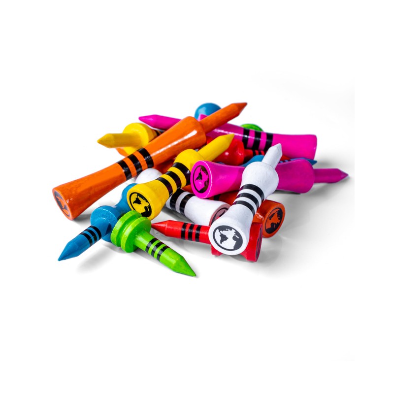 Green Swing Bamboo Golf Tees Mixed Sizes | Strong Sustainable