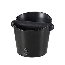 Espresso Knock Box Coffee Knock Box VEVOK CHEF Espresso Bucket Barista Style with Removable Knock Bar Coffee Knock Box Espresso Dump Bin Coffee Bin Non-Slip Base