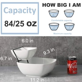 Buyajuju Buyajuju Chip and Dip Serving Set, 2 Tier Chip and Dip Bowls with Stand, Tiered Serving Stand, Food Server Display for Parties, Entertaining