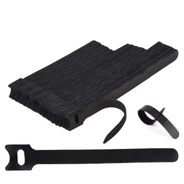 Honyear 100pcs Wiederverwendbare Kabelbinder in 3 Verschiedenen Längen—190mm/160m/140mm