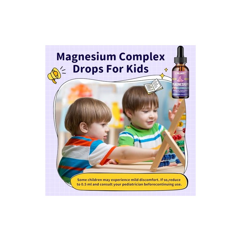 Kids Magnesium Liquid Drops & Kids Magnesium Gummies