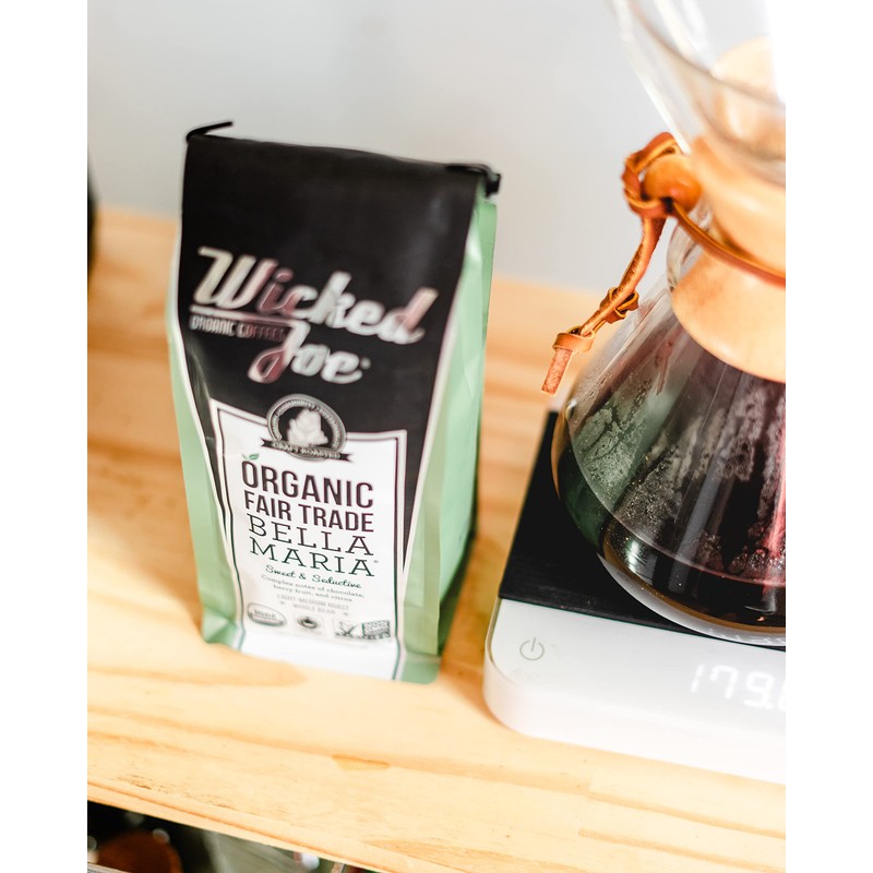 Wicked Joe Coffee Bella Maria Whole Bean, 12 oz