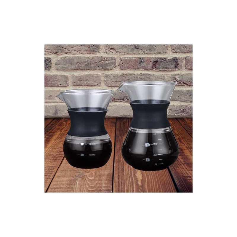 コーヒーサーバー コーヒードリッパー コーヒーカラフェセット コーヒードリップ器具 ホルダー ハンドドリップ ハンドドリップセット フラワードリッパー コーヒードリッパー ステンレスフィルター