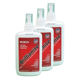 Brillianize 8 Ounce (240 ml) Pump Spray Bottles - 3 Pack