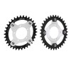34T 104 BCD Electric Bike Chainring and Adapter for Bafang