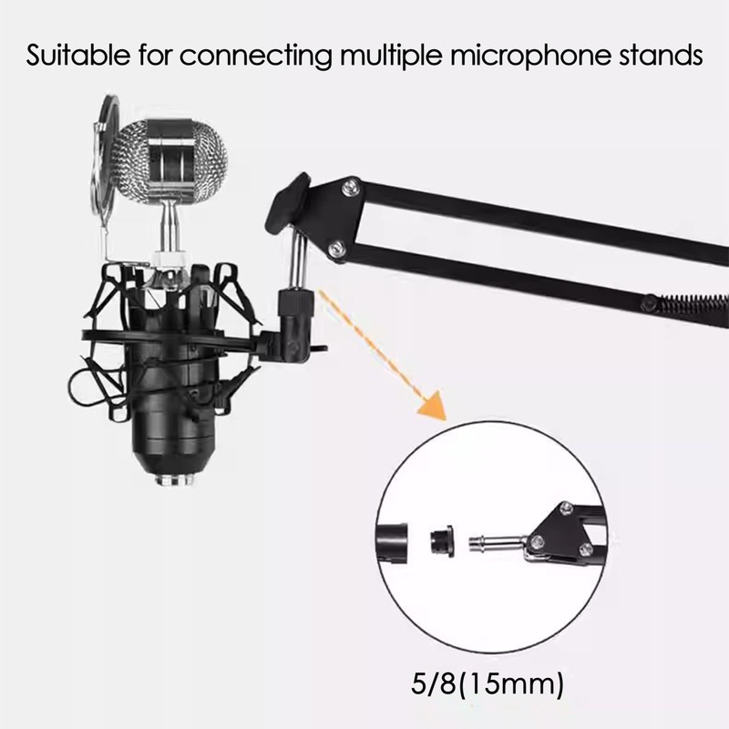 YTDSUP Boom Arm Microphone Mic Stand, Flexible Long Arm Clamp
