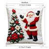 Christmas Throw Pillow Covers for Holiday Home Décor – 4-Piece