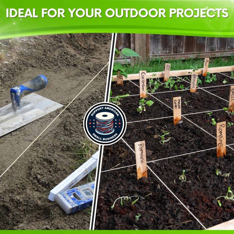 Bright White Twine String - #18 Strong Nylon String -