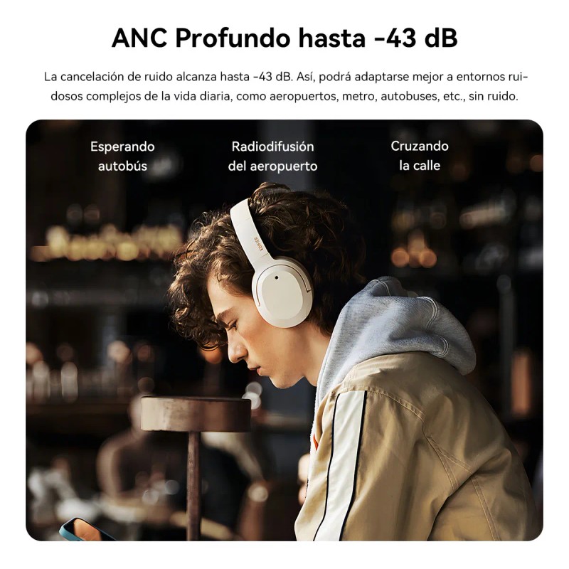 Edifier W820nb Plus Anc Audfonos -43db Cancelacin De Ruido Adaptativa