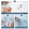 Hiyoo Aquarium Filter Baffle with Suction Cup, Square Clear Plastic