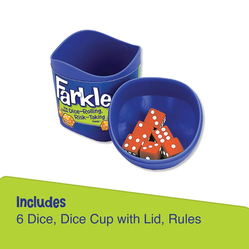Farkle Classic Dice Game – Kids, Family Games, Travel Game,